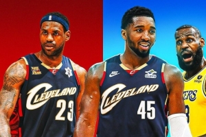 誰的青春？騎士將在主場迎戰(zhàn)詹姆斯的湖人時(shí)穿海軍藍(lán)經(jīng)典版球衣