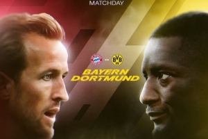 多特官方曬海報預熱對陣拜仁：吉拉西PK凱恩