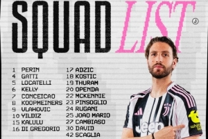 尤文客戰(zhàn)科莫大名單：弗拉霍維奇領(lǐng)銜鋒線，伊爾迪茲戴維在列