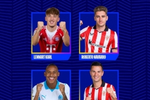 歐冠今日最佳進(jìn)球候選：卡爾、R-納瓦羅、古魯澤塔、派尚在列