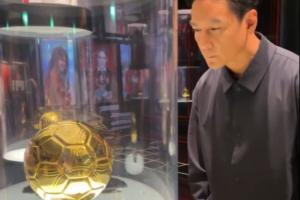 米蘭官博曬視頻：吳彥祖參觀獎杯，面對鏡頭說Forza Milan！