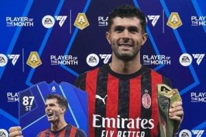 3場(chǎng)3球2助！普利西奇領(lǐng)取意甲九月最佳球員獎(jiǎng)杯