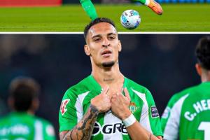 圓神無敵！安東尼34分鐘兩轟精彩世界波，近3場(chǎng)西甲斬獲4球