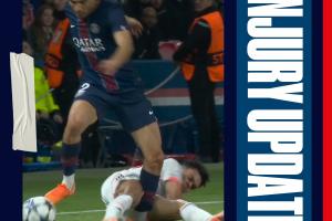 傷病分析師：阿什拉夫可能腓骨骨折+重度踝關(guān)節(jié)扭傷，極為嚴(yán)重！