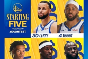 主場(chǎng)迎戰(zhàn)開拓者！勇士首發(fā)：庫(kù)里、穆迪、理查德、巴特勒、追夢(mèng)