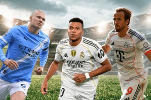 五大聯(lián)賽射手榜：哈蘭德、凱恩14球，姆巴佩13球，意甲13輪5人5球