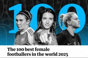 衛(wèi)報(bào)評2025女足百大球星：邦馬蒂、卡爾登泰、魯索前三