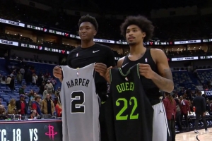 【菜鳥】奎因33分10板10助4帽驚為天人 高級貨哈珀22分6助+準(zhǔn)絕殺