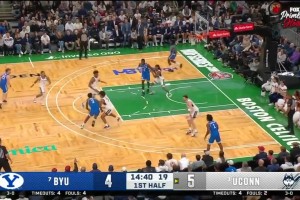 在凱爾特人主場進行！明年狀元大熱迪班薩今日砍瓜切菜25分