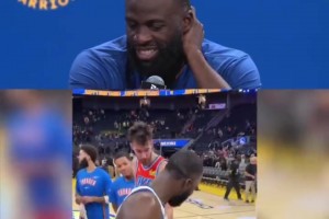 原來追夢兒子還是切特的粉絲，昨日雷勇賽后，跑去和切特見面